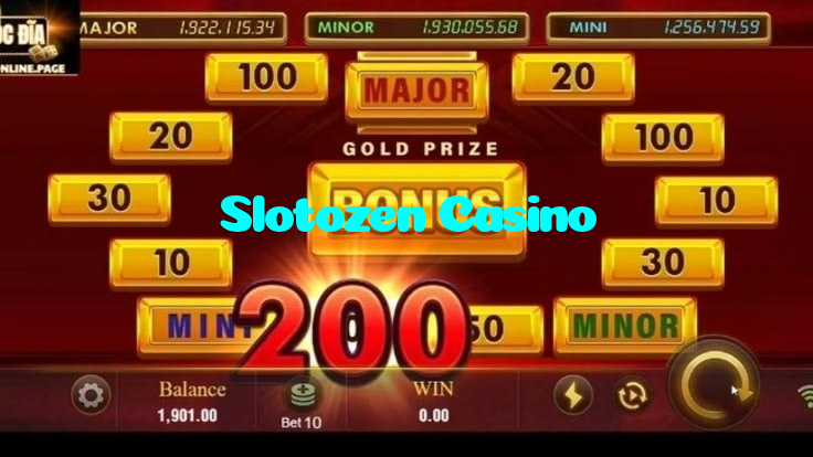 Slotozen Casino casino presented on mobile device in Pakistan with slots and live games